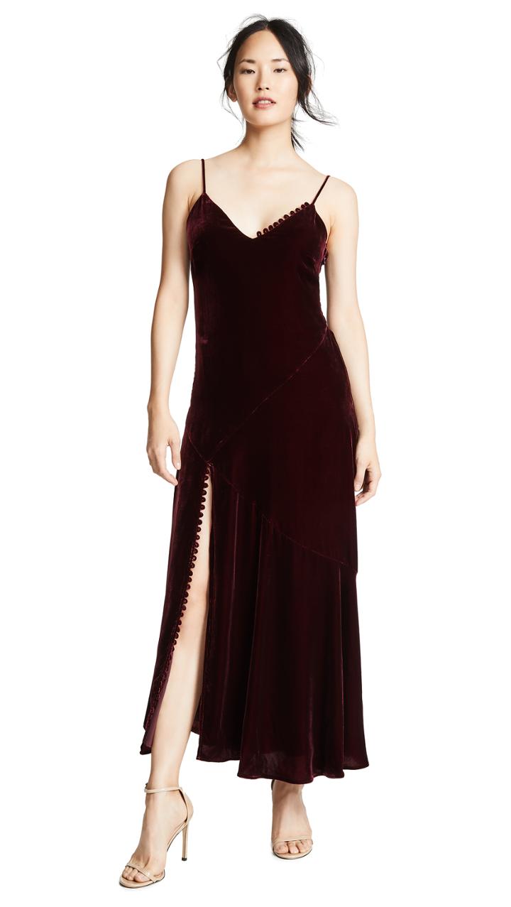 Nicholas Velvet Slip Dress