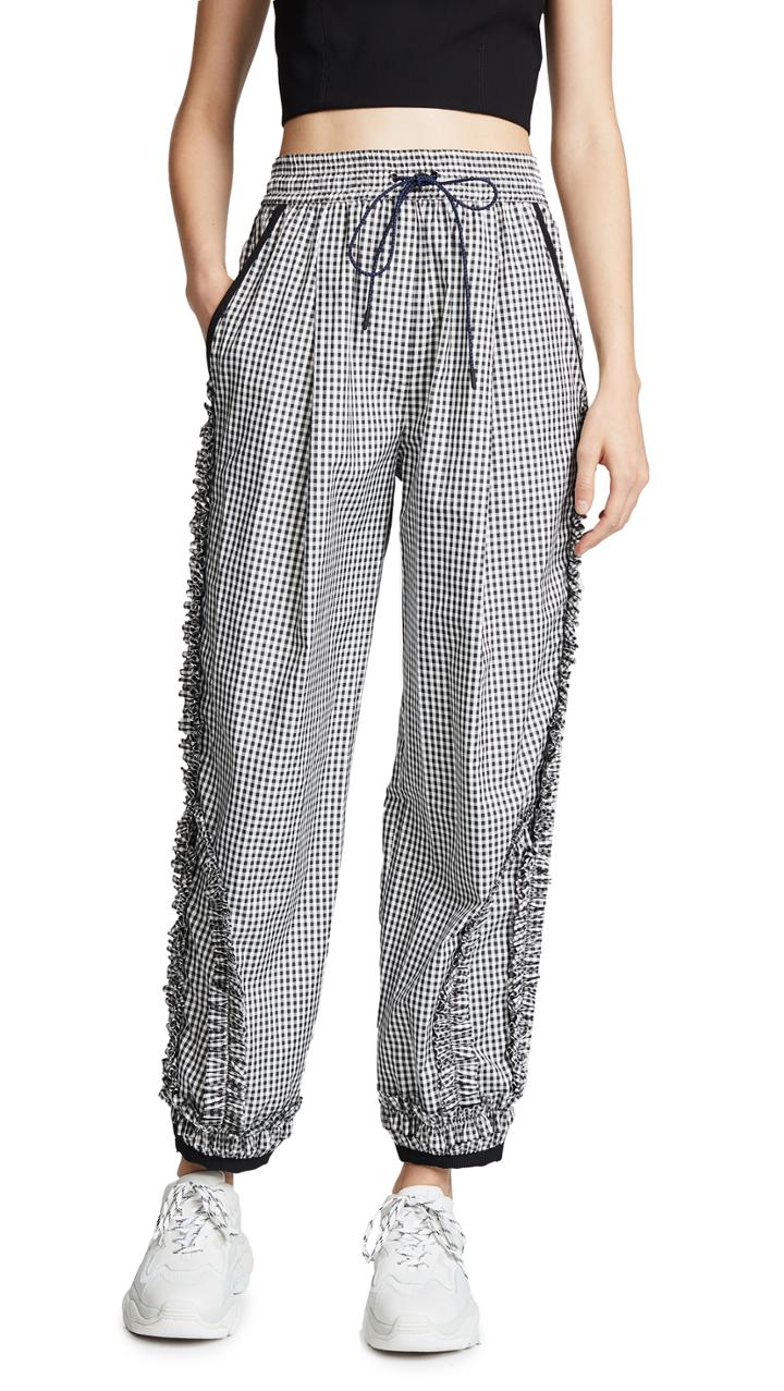 3 1 Phillip Lim Gingham Track Pants