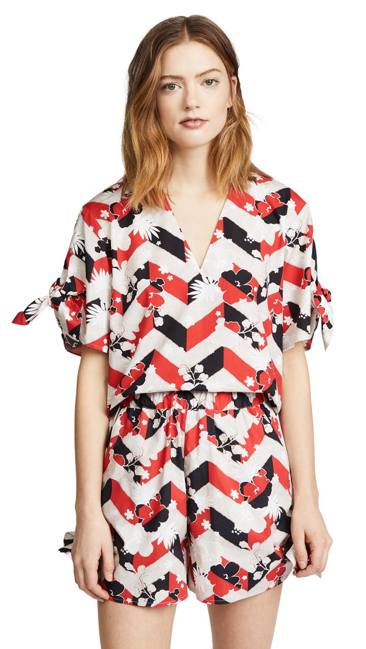 Maison Kitsune Venice Trudy Knotted Top