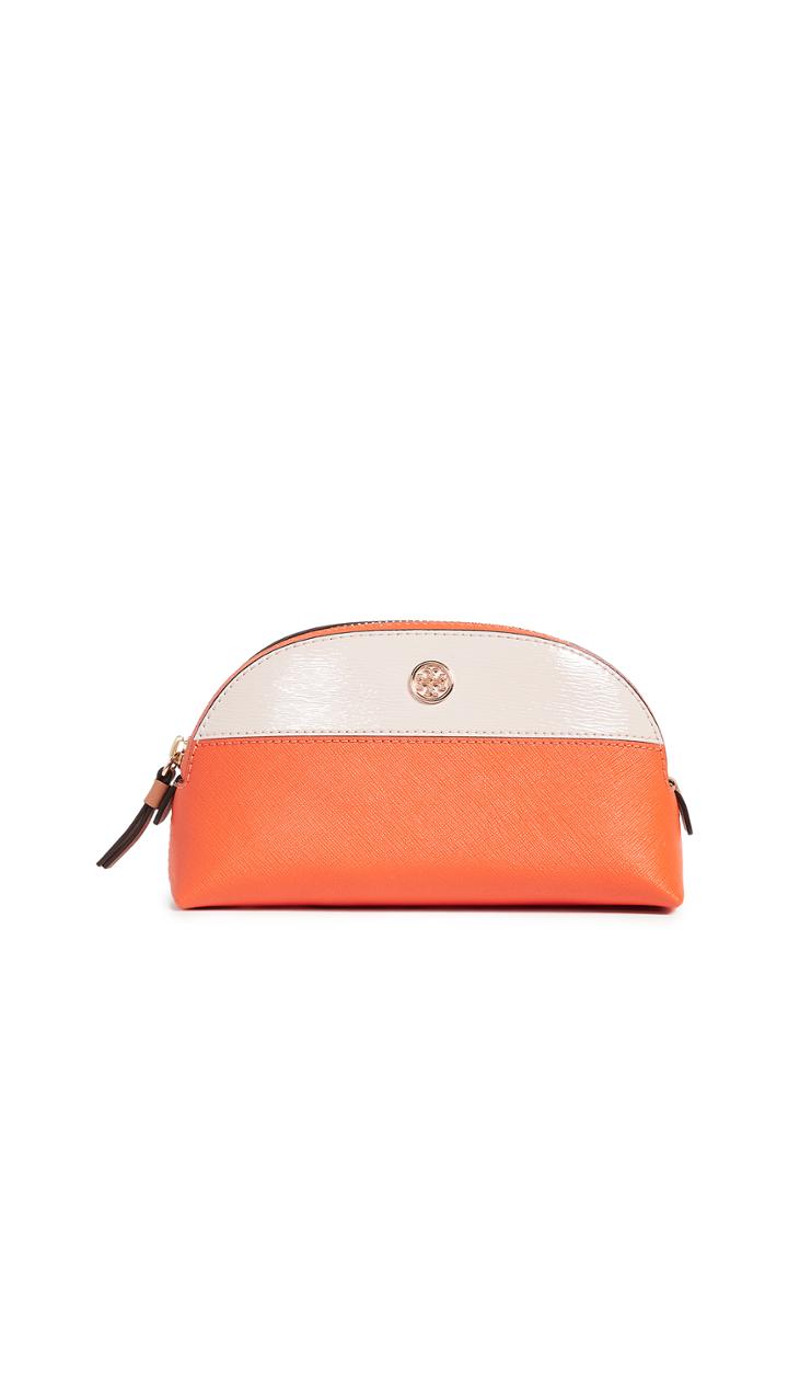 Tory Burch Robinson Colorblock Small Makeup Bag