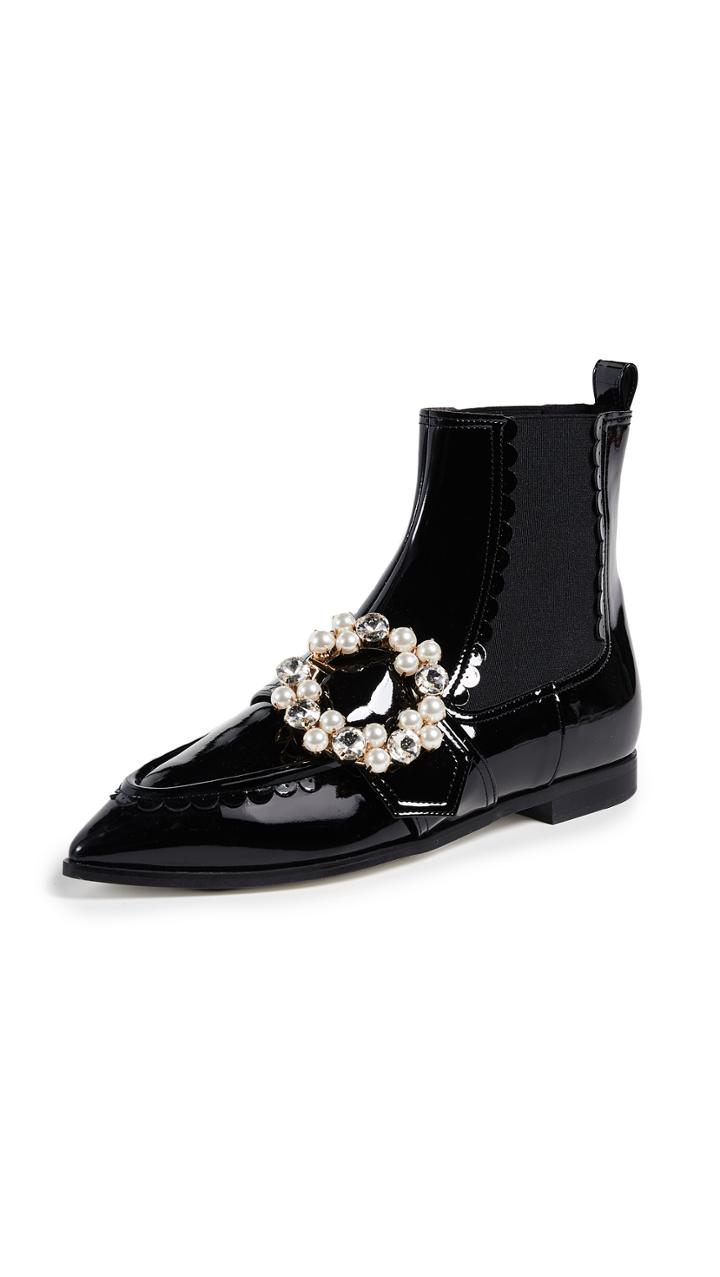 Suecomma Bonnie Jewel Pointy Ankle Booties