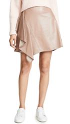 Adeam Ruffle Moto Skirt