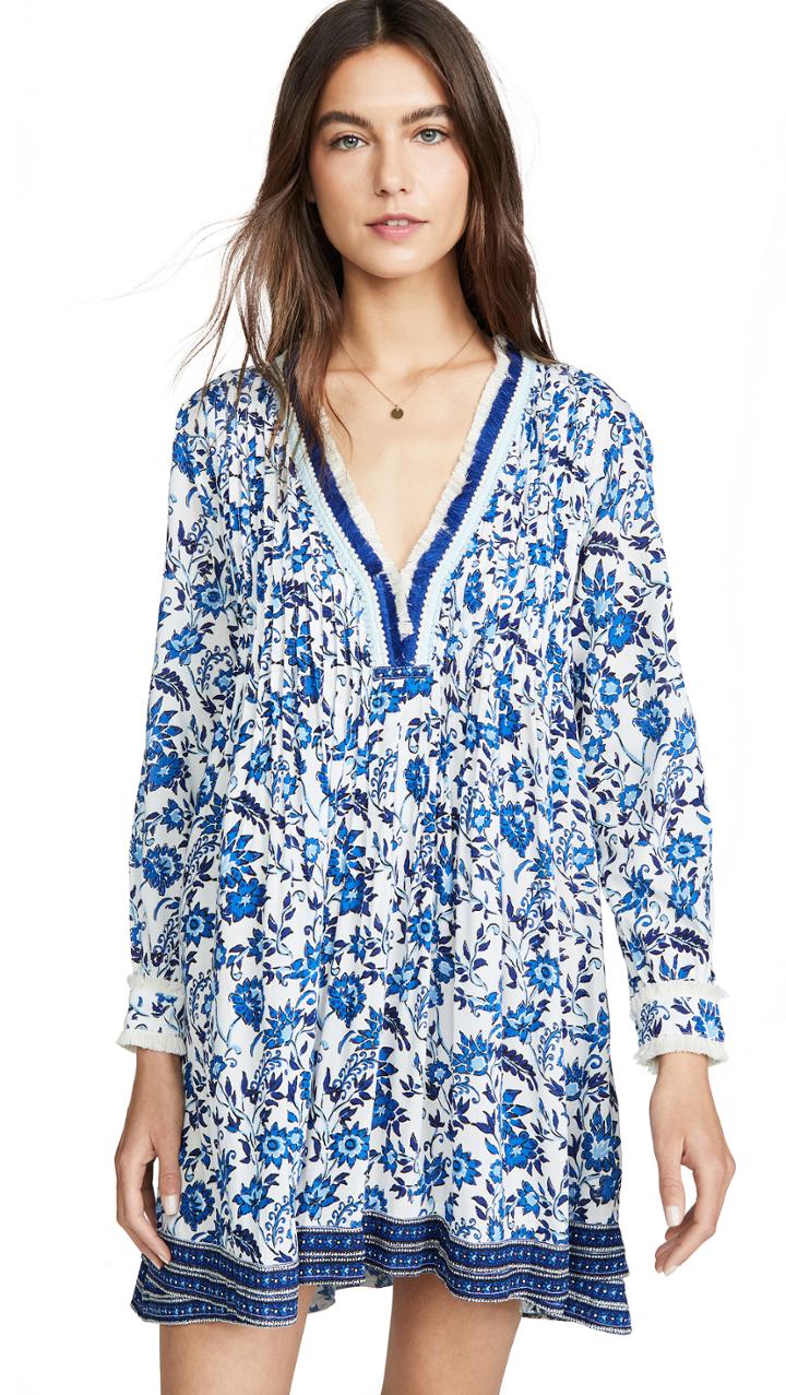 Poupette St Barth Ola Long Sleeve Dress