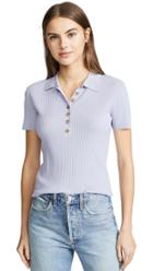 Jason Wu Grey Knit Ribbed Sweater