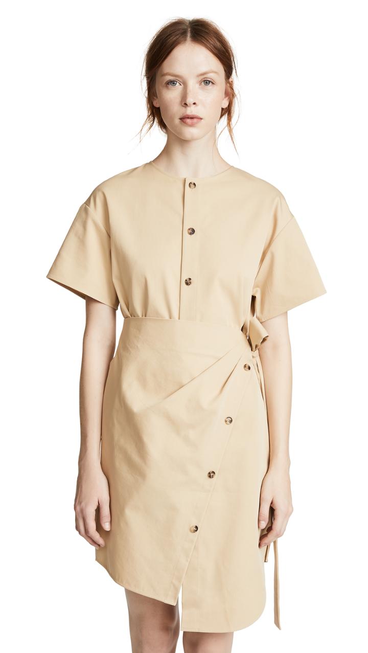 Goen J Asymmetrical Wrap Dress