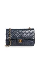 What Goes Around Comes Around Chanel Navy 2 55 9 Shoulder Bag 