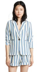 Chriselle Lim Collection Blue Stripe Blazer
