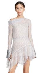 Anais Jourden Duo Lace Mini Dress