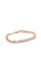 Zoe Chicco 14k Large Hollow Curb Chain Id Bracelet
