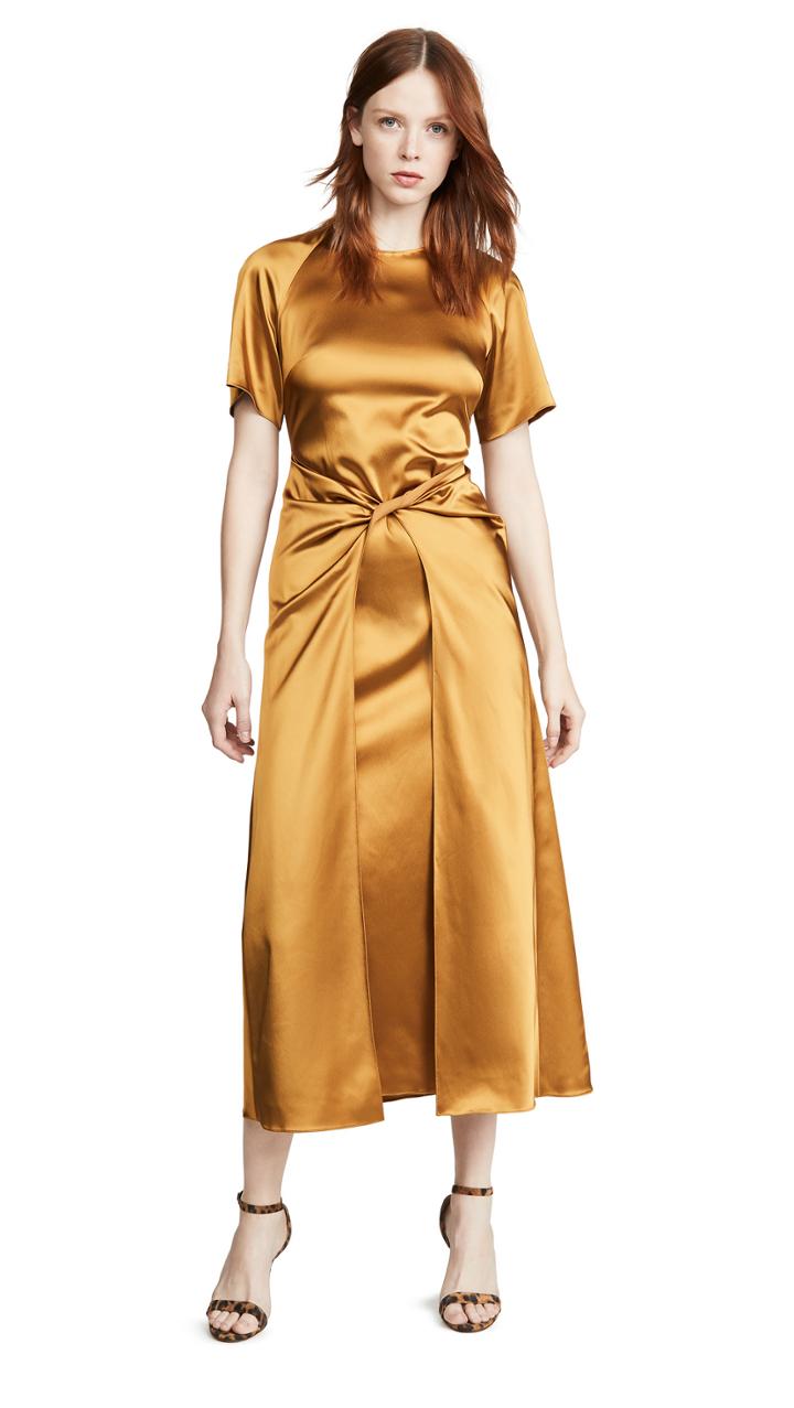 Rosetta Getty Twist Front Dress