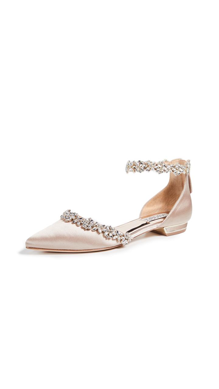 Badgley Mischka Vivien Ankle Strap Flats