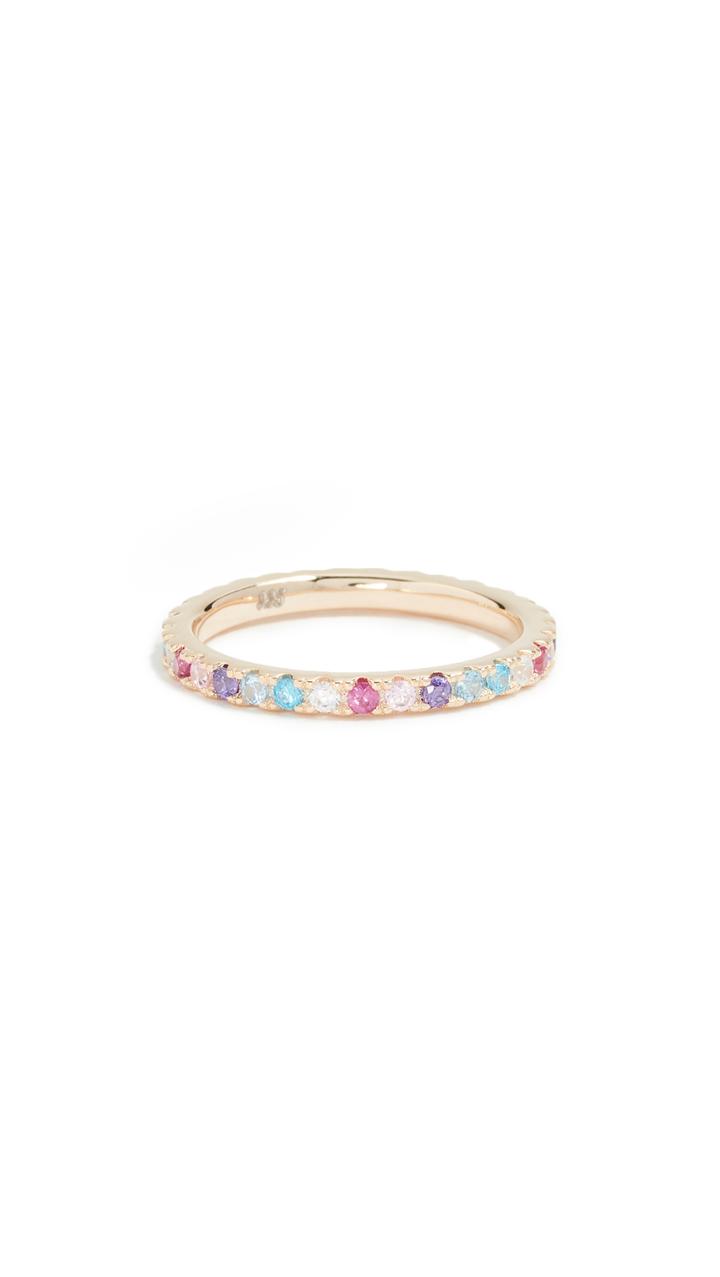 Native Gem Rainbow Band Ring