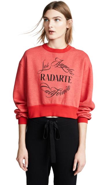 Rodarte Radarte Emblem Sweatshirt