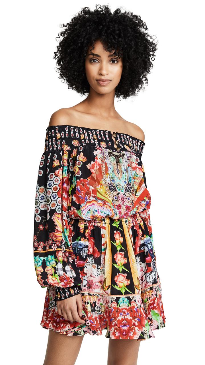 Camilla Off Shoulder Short Dress