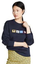 Acne Studios Faircro Animal Face Sweatshirts
