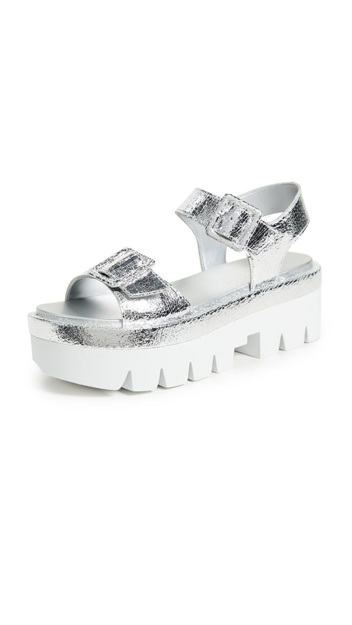 Kendall Kylie Wave Platform Sandals