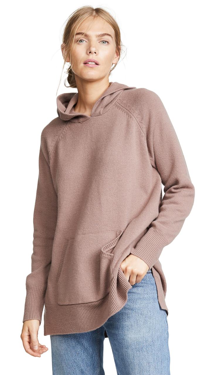 Jenny Park Trish Cashmere Boxy Hoodie