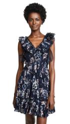 Rebecca Taylor Sleeveless Lemon Rose Top