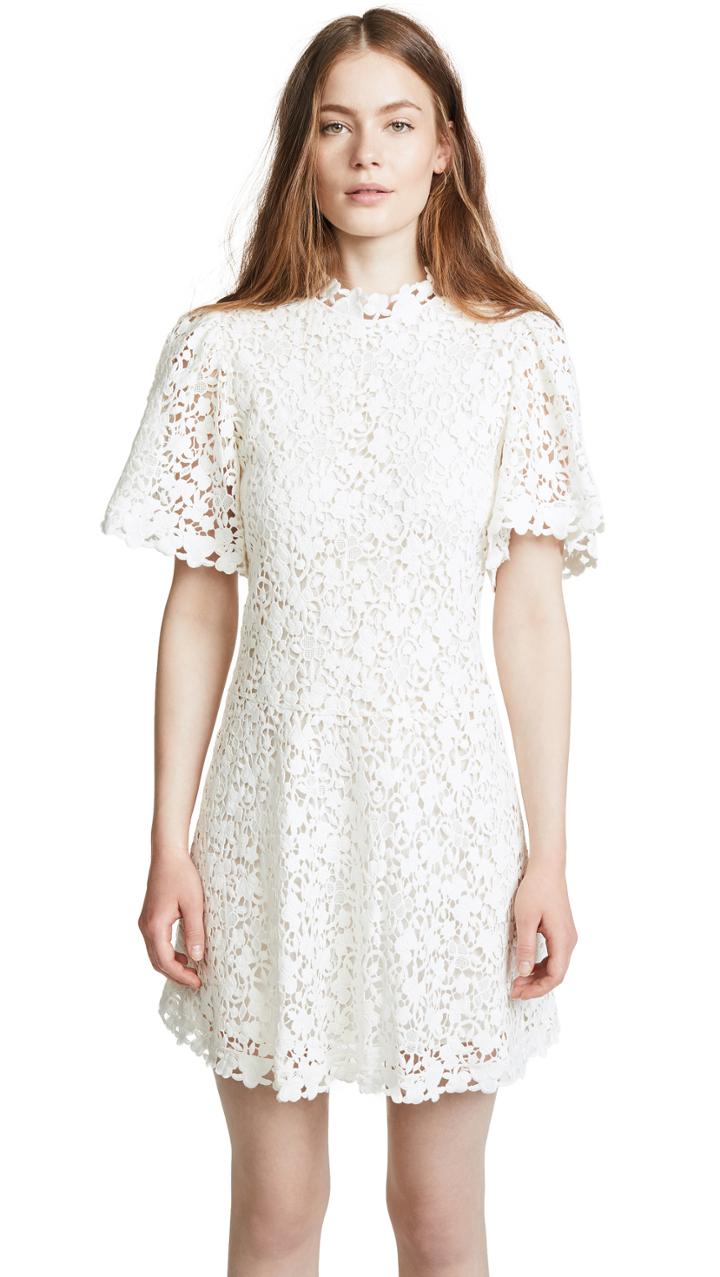 Rebecca Taylor Floral Lace Dress