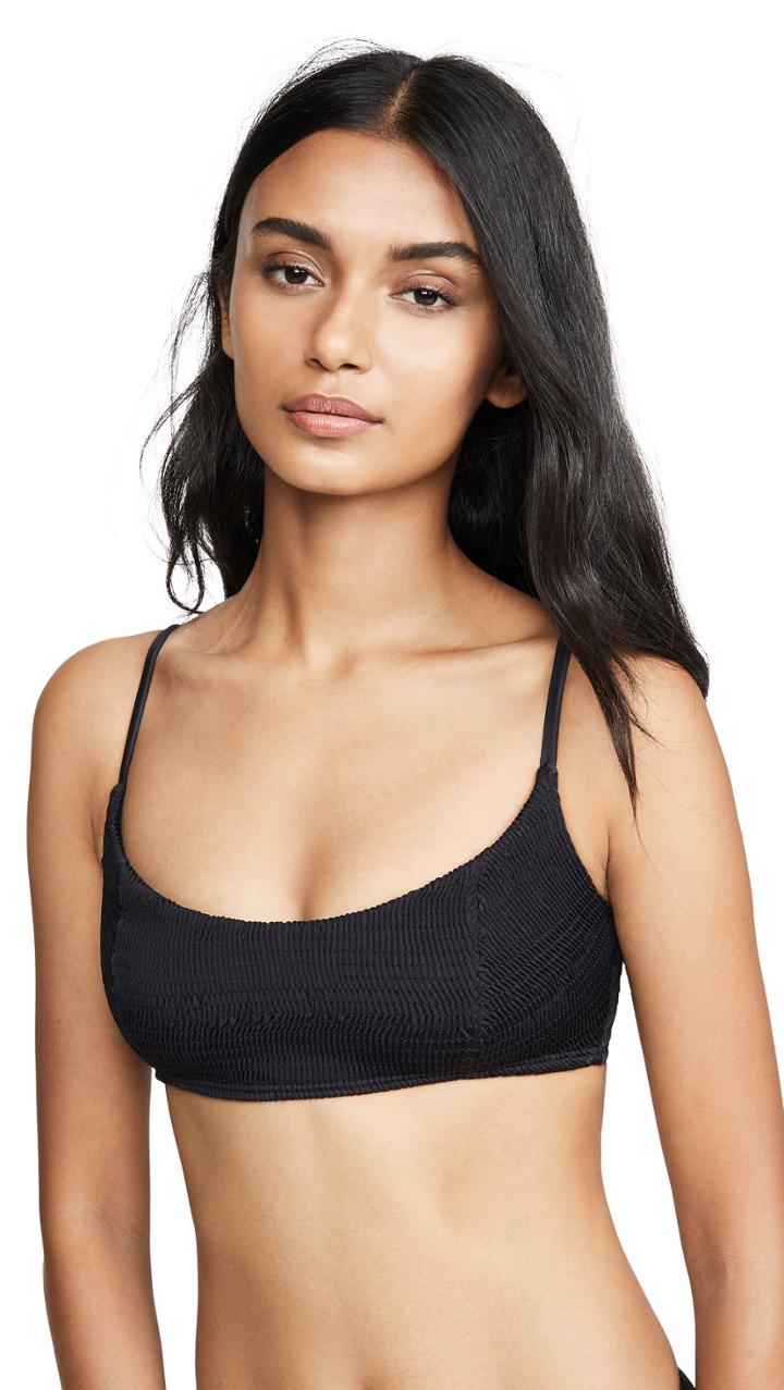 Peixoto Jojo Smocked Bikini Top