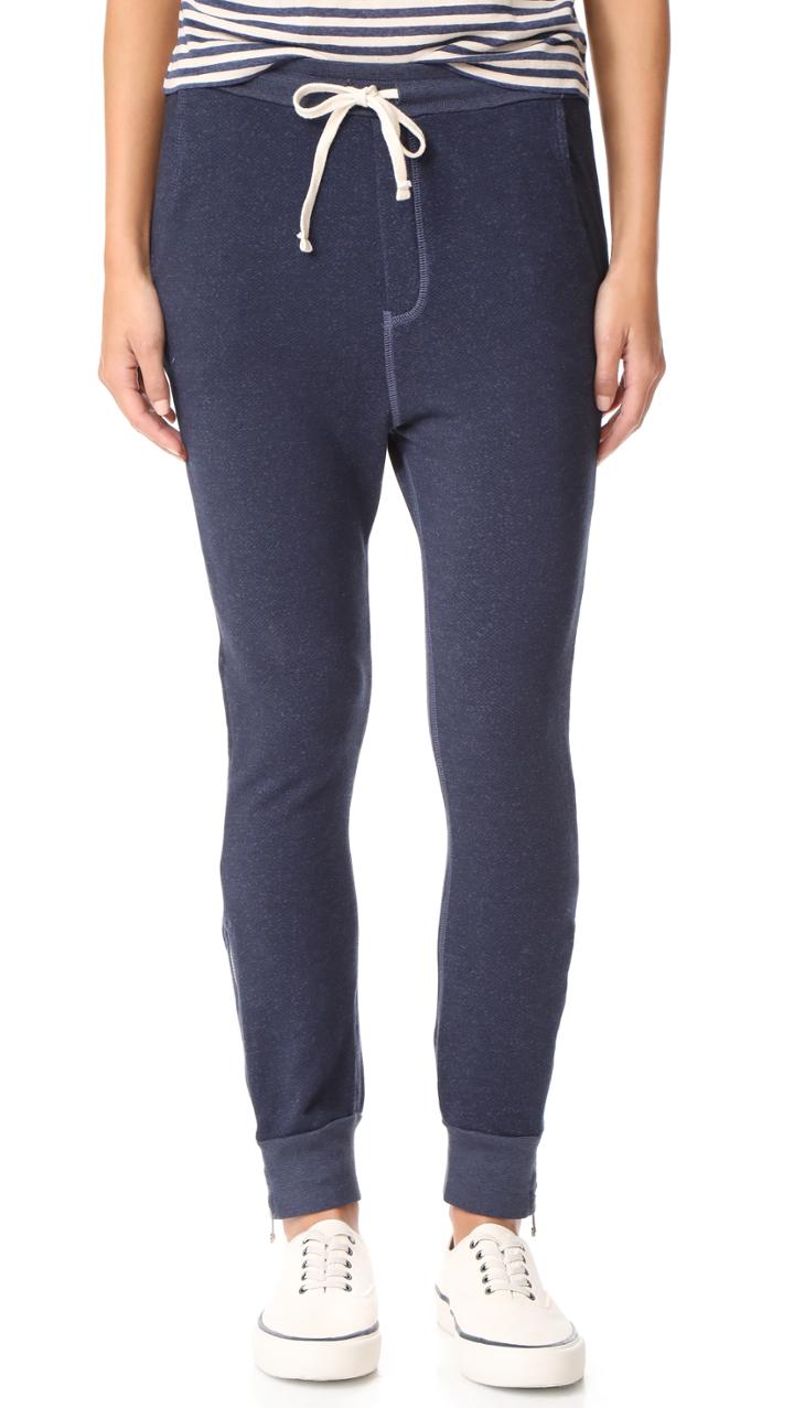 Sundry Slash Pocket Zipper Sweatpants