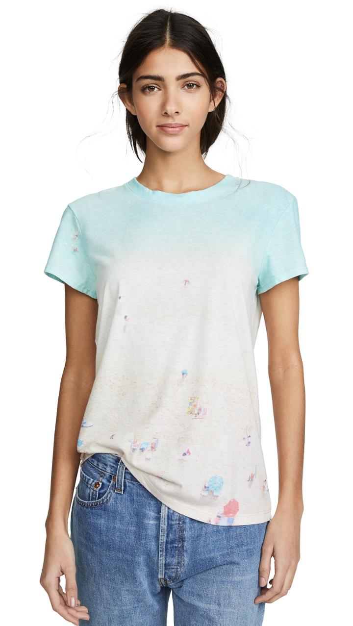 Splendid X Grey Malin Wikiki Beach Print Tee