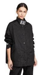 Off White Short Track Coat