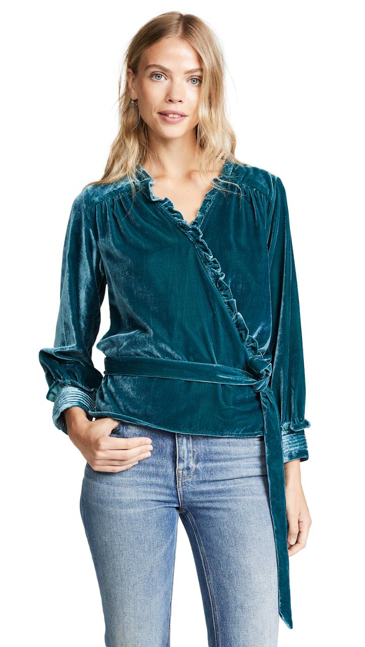 Birds Of Paradis The Jessica Wrap Blouse