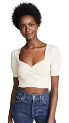 For Love Lemons Oxford Short Sleeve Knit Top