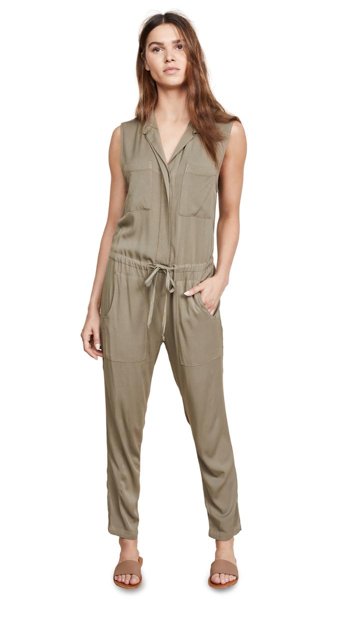 Enza Costa Sleeveless Jumpsuit