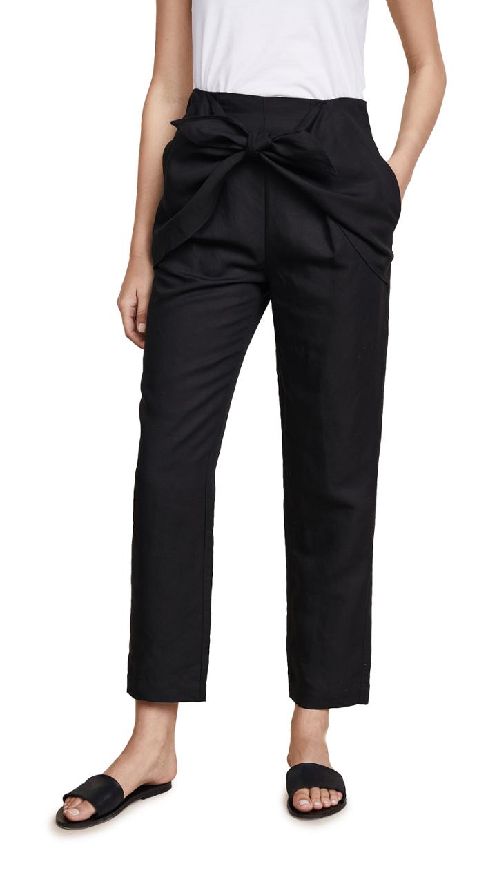 Frame Overlap Knot Pants