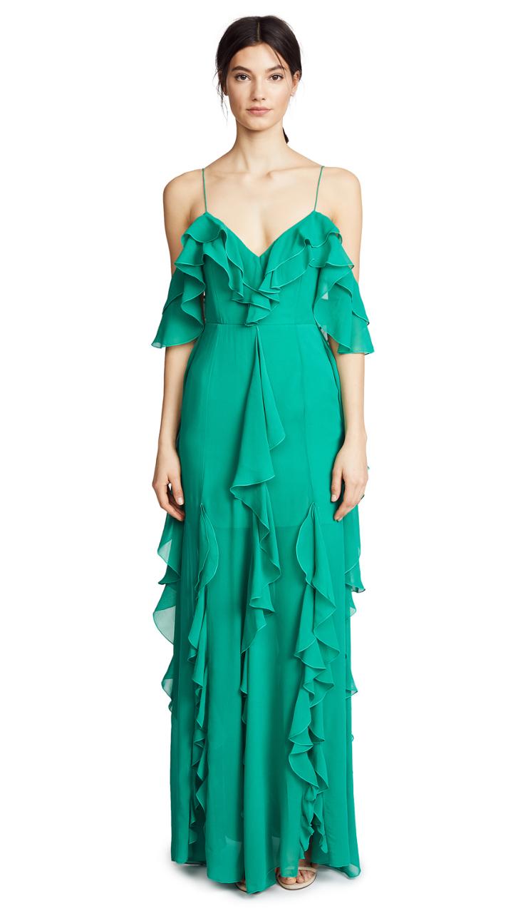 Nicholas Pinstripe Wrap Dress