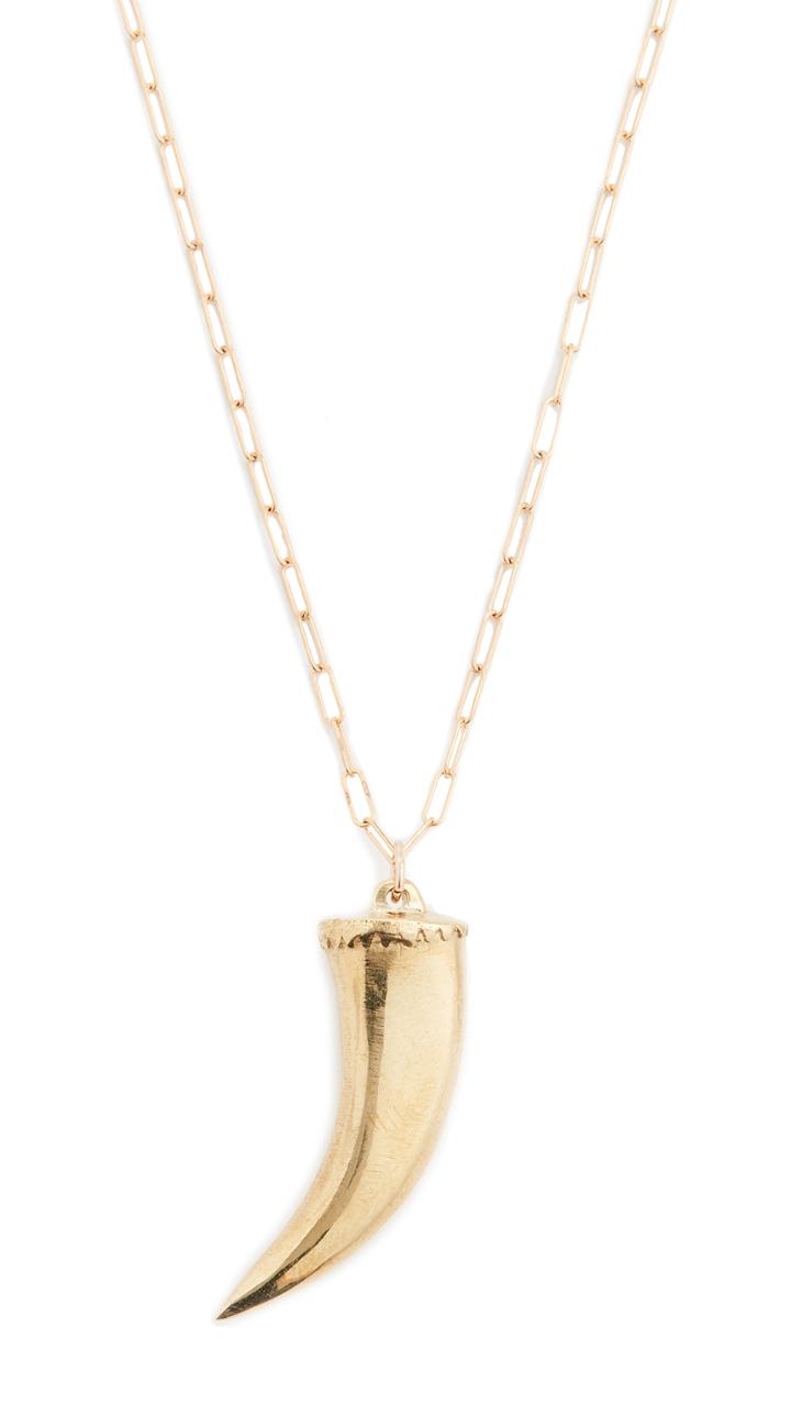Maison Monik Horn Tooth Necklace