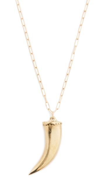 Maison Monik Horn Tooth Necklace