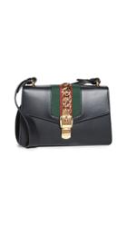 What Goes Around Comes Around Gucci Black Leather Sylvie Shoulder Bag