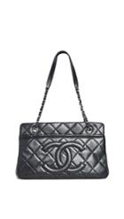What Goes Around Comes Around Chanel Black Caviar Medium Shopping Bag