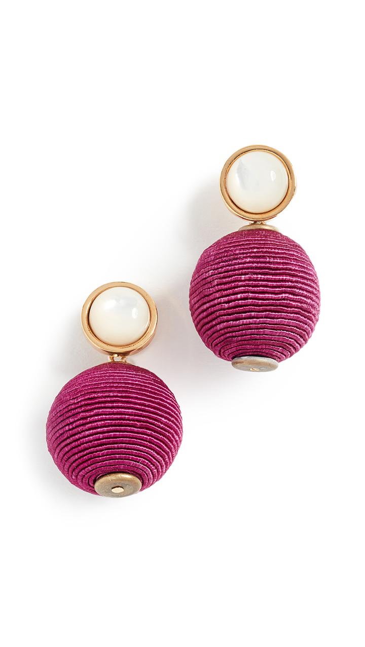 Lizzie Fortunato Pink Mara Earrings