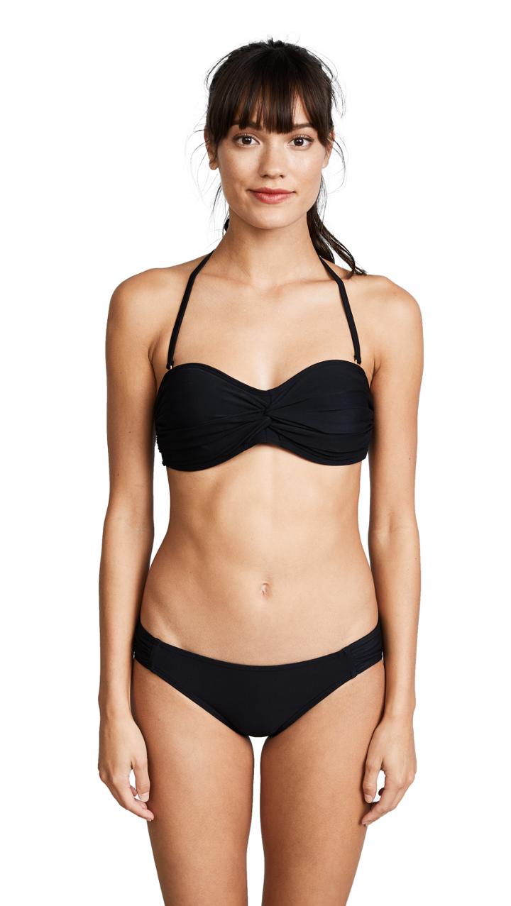 Kate Spade New York Morro Bay Scalloped High Neck Bikini Top