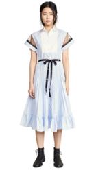 Red Valentino Pleated Shirtdress