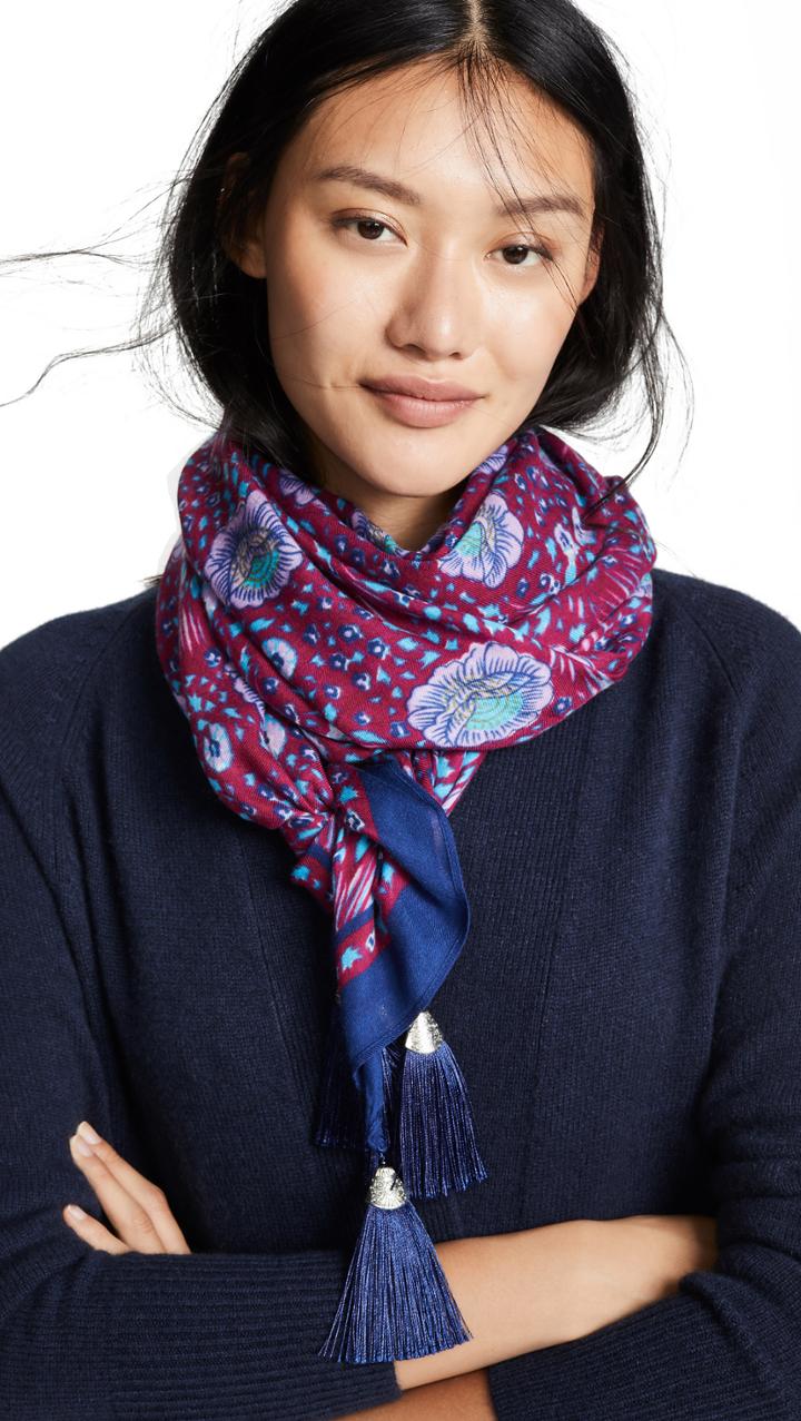 Rebecca Minkoff Persian Rose Oblong Scarf