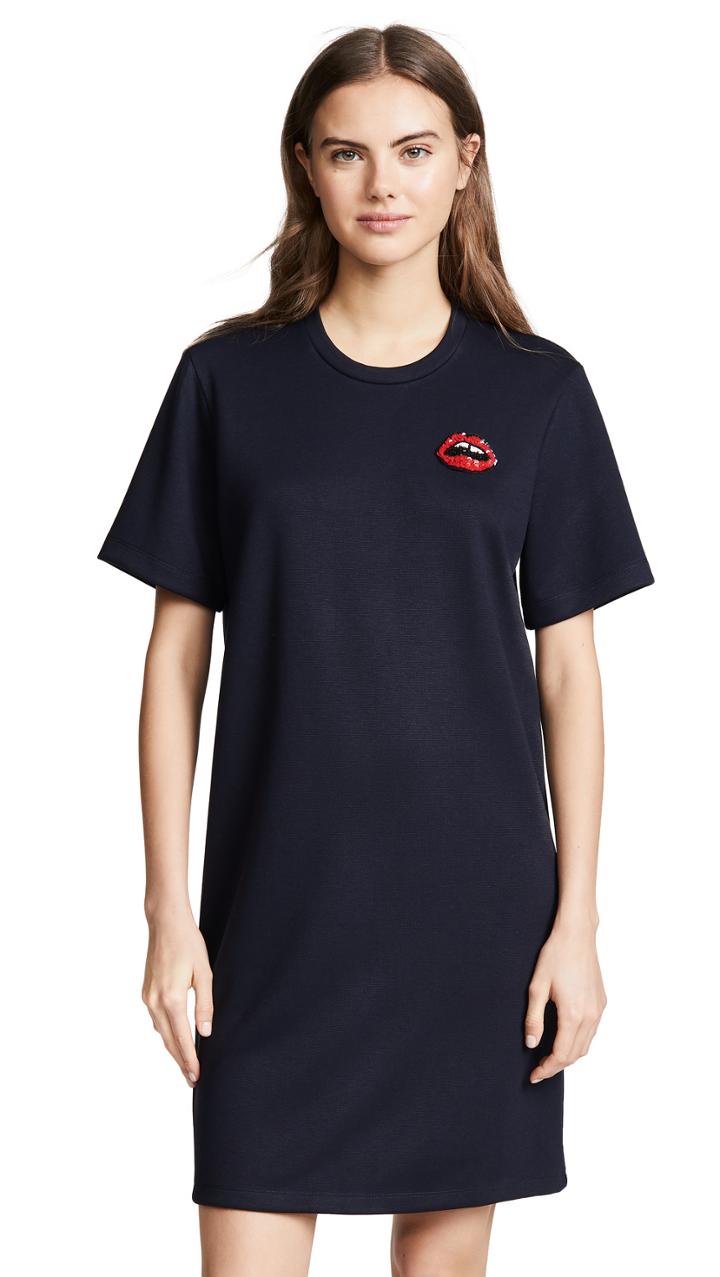 Markus Lupfer Alex Sequin Lip Compact Dress