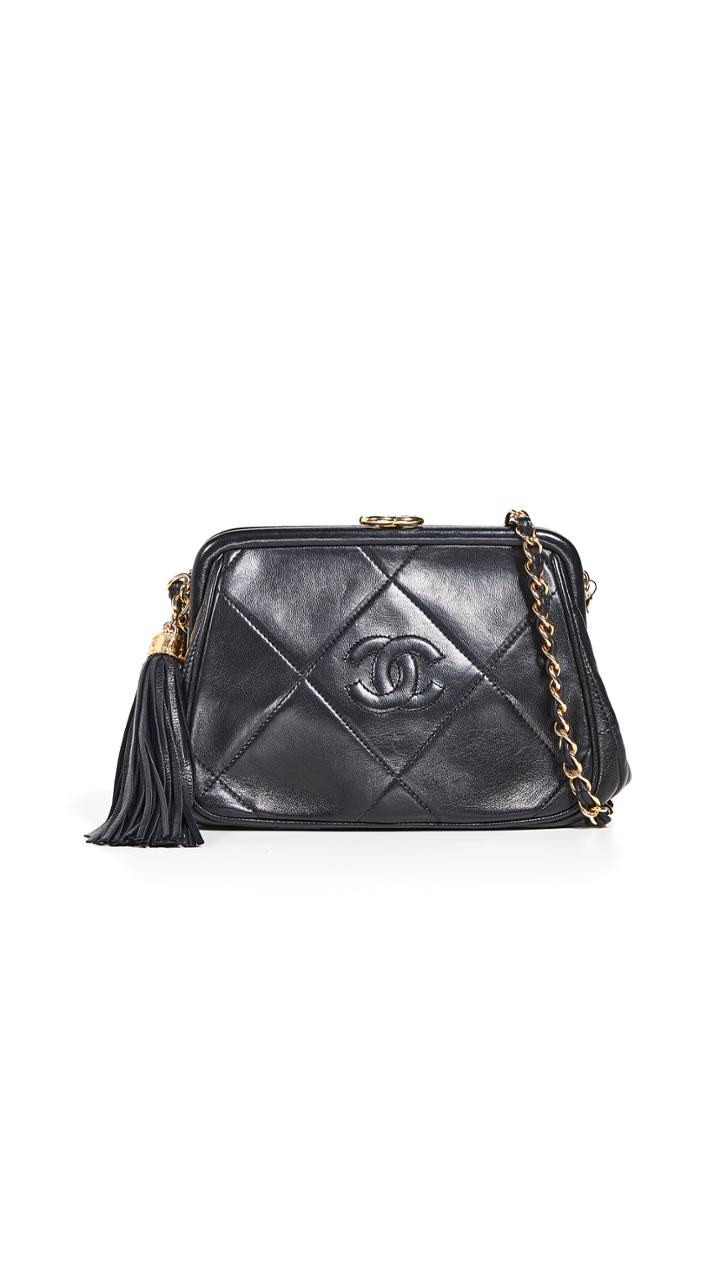 What Goes Around Comes Around Chanel Kiss Lock Mini Bag