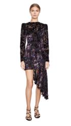 Giuseppe Di Morabito Long Sleeve Floral Mini Dress