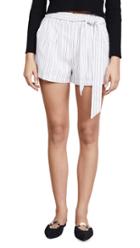 J O A Tie Front Shorts