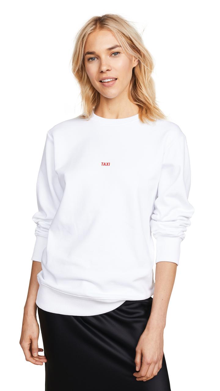 Helmut Lang Paris Taxi Sweatshirt