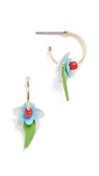 Roxanne Assoulin Flower Power Small Hoop Earrings
