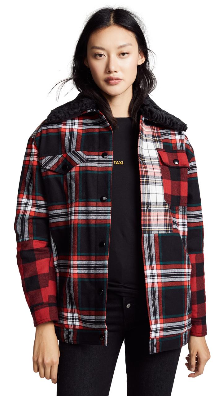 Mcq Alexander Mcqueen Tartan Boxy Jacket