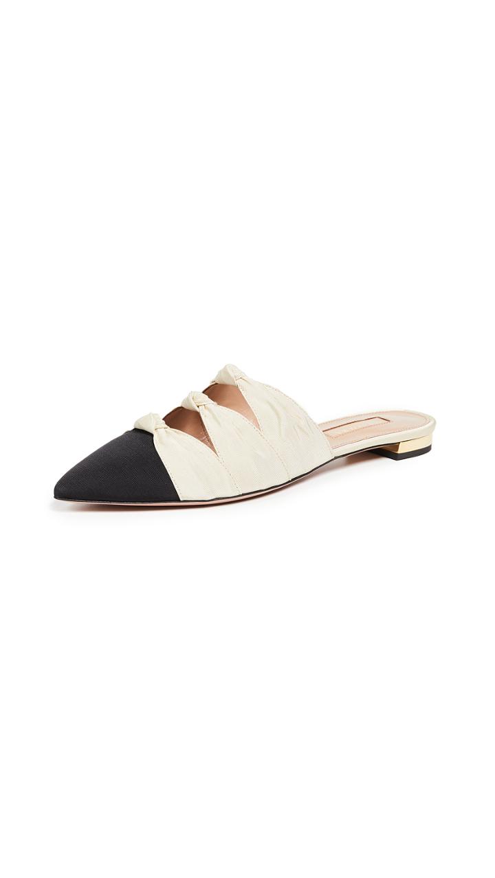 Aquazzura Mondaine Flat Mules