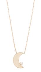 Zoe Chicco 14k Crescent Moon Necklace