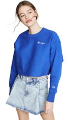 Champion Premium Reverse Weave Cropped Crew Neck Sweatshirt